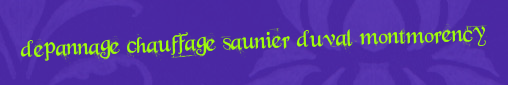 Depannage chauffage Saunier Duval Montmorency